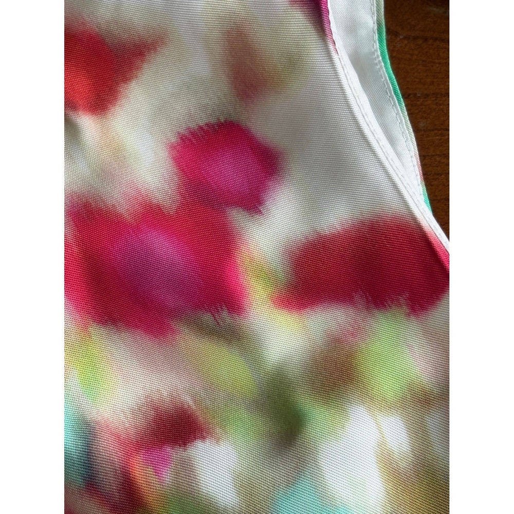 Kate Spade New York Watercolor Floral Sheath Dress Pink Red Green Size 6 - Picture 7 of 8